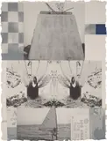 Robert Rauschenberg, Rookery Mounds-Crystal, from Rookery Mounds, 1979, Lithograph, on Twinrocker handmade paper, the full sheet