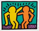 Keith Haring, Pop Shop I: one plate, 1987, Screenprint in colours, on Coventry Rag paper, with full margins