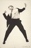 Robert Longo, Untitled V, from Men in the Cities