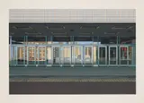 Richard Estes, Ten Doors, from Urban Landscapes, 1972, Screenprint in colours, on Schoeller's Parole paper, with full margins