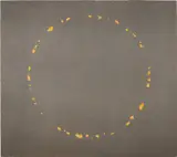 Ed Ruscha, Cheese Circle, from Various Cheeses, 1976, Lithograph in colours, on Arches 88 paper, the full sheet