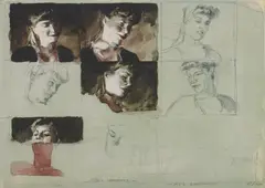 The Spanking by Michaël Borremans, 2007, Offset lithograph in colours, on heavy wove paper, the full sheet, sold Sep 2020