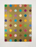 Aurous Iodide by Damien Hirst, 2009, Screenprint in colours with gold glitter, on wove paper, with full margins, sold Sep 2020