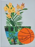 Jonas Wood, Paintings and Drawings Collage, 2015, Uniquely collaged paper with coloured pencil on exhibition catalogue
