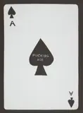 David Shrigley, Fucking Ace, 2018, Linocut, on Somerset paper, the full sheet