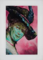 Untitled by Glenn Brown, 2004, Giclée print in colours, on Superdry Satin paper, reverse mounted to Plexiglas (as issued), with full margins, sold Sep 2020