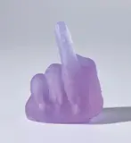 Ai Weiwei, Study of Perspective in Glass (Alexandrite), 2018, Cast Murano glass multiple, contained in the original suede lined grey cloth-covered box