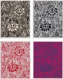 MADSAKI Flowers A Beige; MADSAKI Flowers A Black; MADSAKI Flowers A Red; and MADSAKI Flowers A Pink by Takashi Murakami, 2017, Four screenprints in colours, on smooth wove paper, with full margins, sold Sep 2020