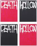 Death (Red); Hollow (Black); Enso: Facing The Pitch Black Void; Death (Black); Hollow (Red); and Enso: A World Filled With Light by Takashi Murakami, 2018, Six screenprints in colours, on wove paper, with full margins, sold Sep 2020