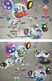 Hands Clasped; and Another Dimension Brushing Against Your Hand by Takashi Murakami, 2015, Two offset lithographs in colours, on smooth wove paper, the full sheets, sold Sep 2020