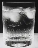 Amanda Means, Water Glass 2, 2011, Gelatin silver print, mounted