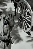 Madurai, India by Henri Cartier-Bresson, 1947, Gelatin silver print, printed later, sold Sep 2020
