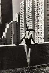 Helmut Newton, Elsa Peretti as a Bunny, New York, 1975, Gelatin silver print
