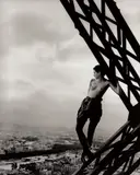 Peter Lindbergh, Mathilde on Eiffel Tower, Rolling Stone