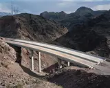 Mitch Epstein, Hoover Dam Bypass Project, Nevada from American Power, 2007, Chromogenic print, mounted