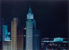 Las Vegas, New York, New York by Axel Hütte, 2003, Duratrans and mirror, sold Sep 2020