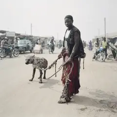 Pieter Hugo, Mallam Mantari Lamal with Mainasara, Nigeria from The Hyena and Other Men, 2005, Chromogenic print, flush-mounted