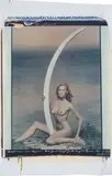 Peter Beard, World-record cow elephant tusk (found in marsabit Kenya) with Magritte Rammé – for “Tusk”, 1976, Unique Polaroid print with ink and paint, executed later