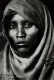 Peter Beard, Boran Woman, Marsabit Hospital, Kenya, 1962, Gelatin silver print with ink, executed later