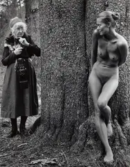Judy Dater, Imogen and Twinka at Yosemite, 1974, Gelatin silver print, mounted, printed later