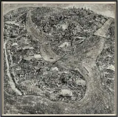 Sohei Nishino, Diorama Map Istanbul, 2011, Archival pigment print, mounted
