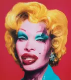 David LaChapelle, Amanda as Marilyn (Red), 2007, Chromogenic print, mounted