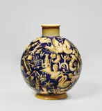 Gio Ponti, Unique 'Pontesca' vase, circa 1930, Glazed earthenware