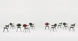 Carlo Mollino, Set of ten armchairs, designed for the Lutrario Ballroom, Turin