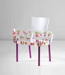 Shiro Kuramata, 'Miss Blanche' chair, designed 1988, executed 1991, Acrylic resin, synthetic roses, anodised aluminium