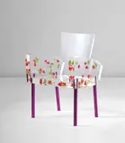 Shiro Kuramata, 'Miss Blanche' chair, designed 1988, executed 1991, Acrylic resin, synthetic roses, anodised aluminium