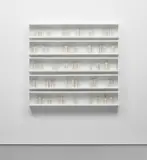 Edmund de Waal, 'Kamen', 2012, Porcelain, celadon and cream glazes, painted aluminium, acrylic