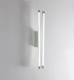 Wall or ceiling light, model no. 3026 by Gino Sarfatti, circa 1954, Painted brass, painted steel, fluorescent bulbs, sold Jun 2020