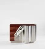 Maria Pergay, 'Drapé' cabinet