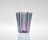 Gio Ponti, Vase, model no. 3703, 1946-1947, A canne coloured glass