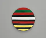 Plate by Ettore Sottsass, circa 1958, Enamelled copper, sold Jun 2020