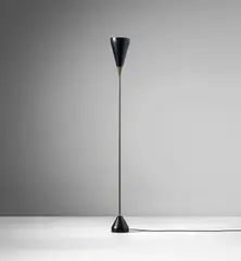 Franco Buzzi, Standard lamp, model no. B-30, 1950s, Painted aluminium, brass
