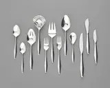 'Diamond' flatware service by Gio Ponti, 1954-1958, Precious metal, stainless steel, sold Jun 2020