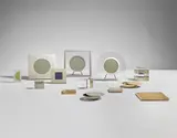 Gabriella Crespi, Group of five picture frames, four cigarette cases, two ashtrays, one lidded box and one lighter