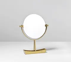 Adjustable table mirror, model no. 2247 by Fontana Arte, 1960s, Mirrored glass, brass, offered Jun 2020