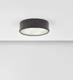 Ceiling light, model no. 3055/50 by Gino Sarfatti, circa 1962, Painted aluminium, acid-etched prismatic glass, sold Jun 2020