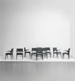 Carlo De Carli, Set of ten armchairs, model no. 585