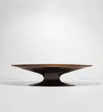 Piero Bottoni, Rare dining table, circa 1950, Partially ebonised mahogany-veneered wood, mahogany, ebonised mahogany