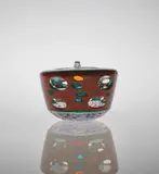 Yoichi Ohira, Vase, from the 'Caleidoscopio' series, 2005, Hand-blown glass canes with murrine , granular and powder inserts, battuto and carved surface
