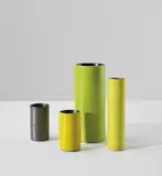 Georges Jouve, Four 'Cylindre' vases, circa 1955, Glazed stoneware