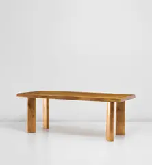 Dining table by Charlotte Perriand, circa 1958, Ash, sold Nov 2020