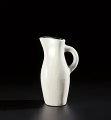 Large pitcher by Georges Jouve, 1950s, Glazed stoneware, sold Nov 2020