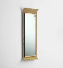 Mirror by Ettore Sottsass, 1960s, Mirrored glass, brass, sold Nov 2020