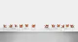 Arne Jacobsen, Set of twelve 'Lily' armchairs, model no. 3208