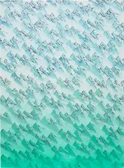 Neil Raitt, Fade (Green), 2015, oil on canvas