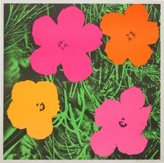 Andy Warhol, Flowers, 1964, Farboffsetlithografie auf Papier